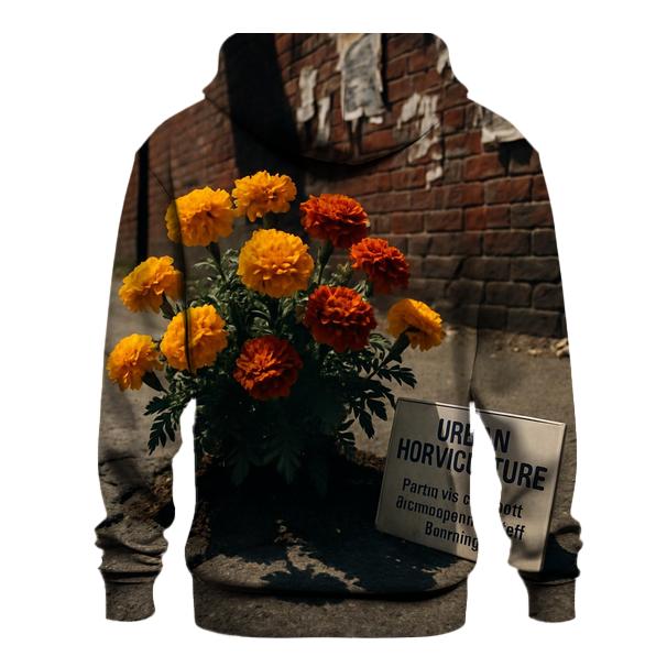 Urban Alley Marigold Guerrilla Patch lightweight hoodies