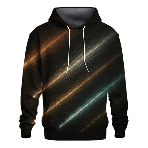 Comet Fan Overprint embroidered hoodies