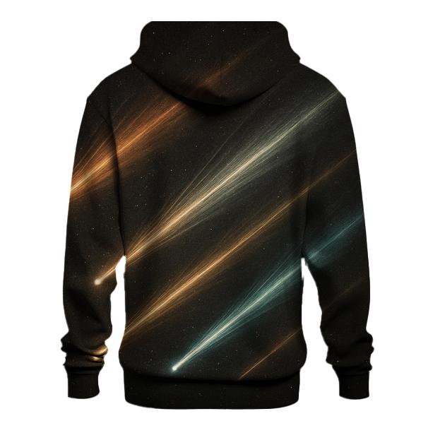 Comet Fan Overprint embroidered hoodies