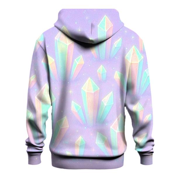 Pastel Prism Garden graphic hoodies