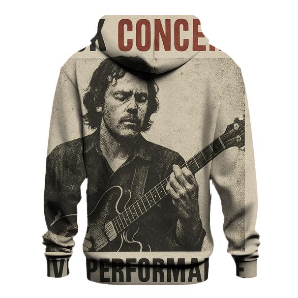 Aged Newspaper Concert Advert pullover hoodies