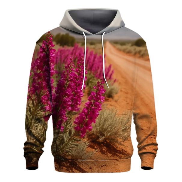 High Desert Penstemon Roadside printed hoodies