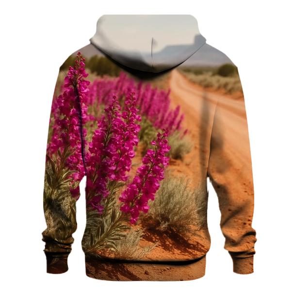 High Desert Penstemon Roadside printed hoodies