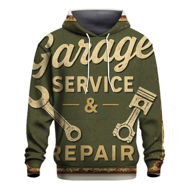 Antique Automotive Garage Plaque custom hoodies