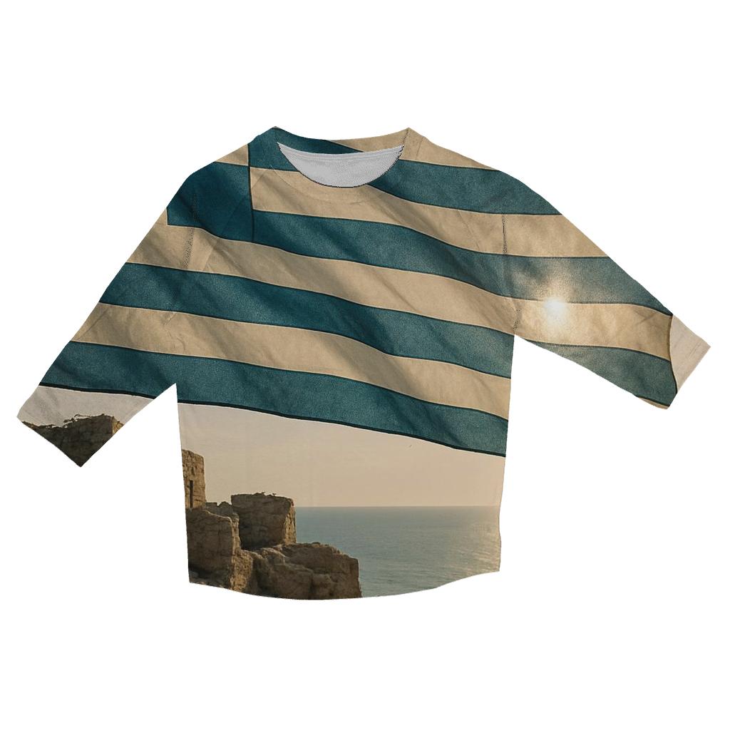 Greece custom 3/4 sleeve shirts