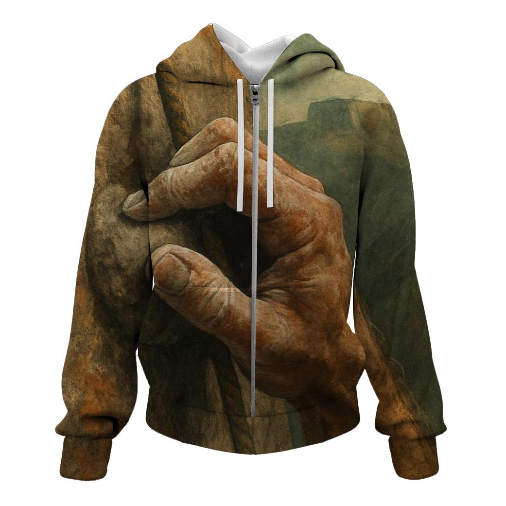 Rock Climbing Chalk Trail premium hoodies