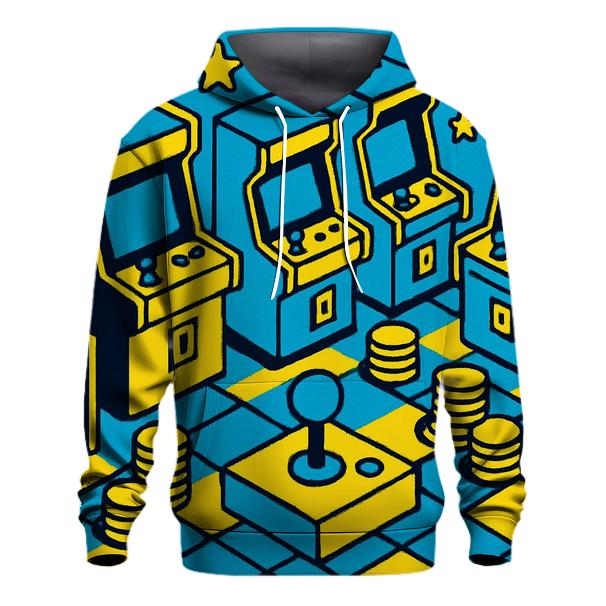 Pixel Arcade Alley pullover hoodies