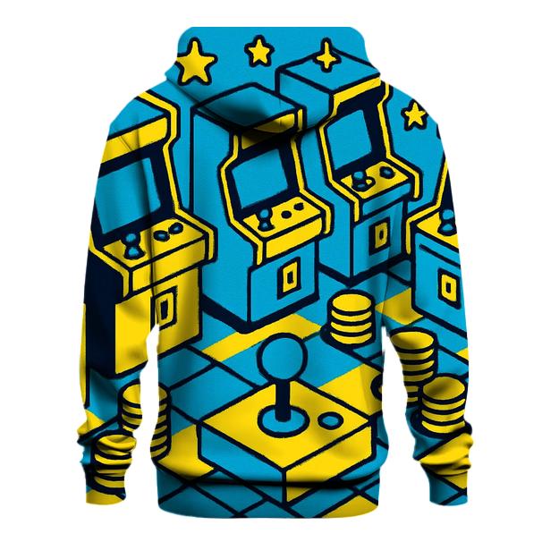 Pixel Arcade Alley pullover hoodies