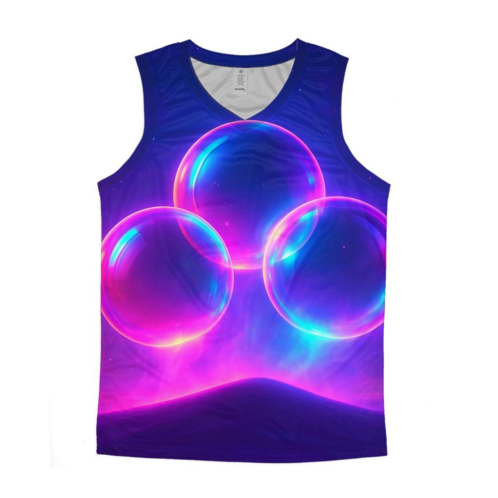 Neon Orb Horizon designer workout tanks