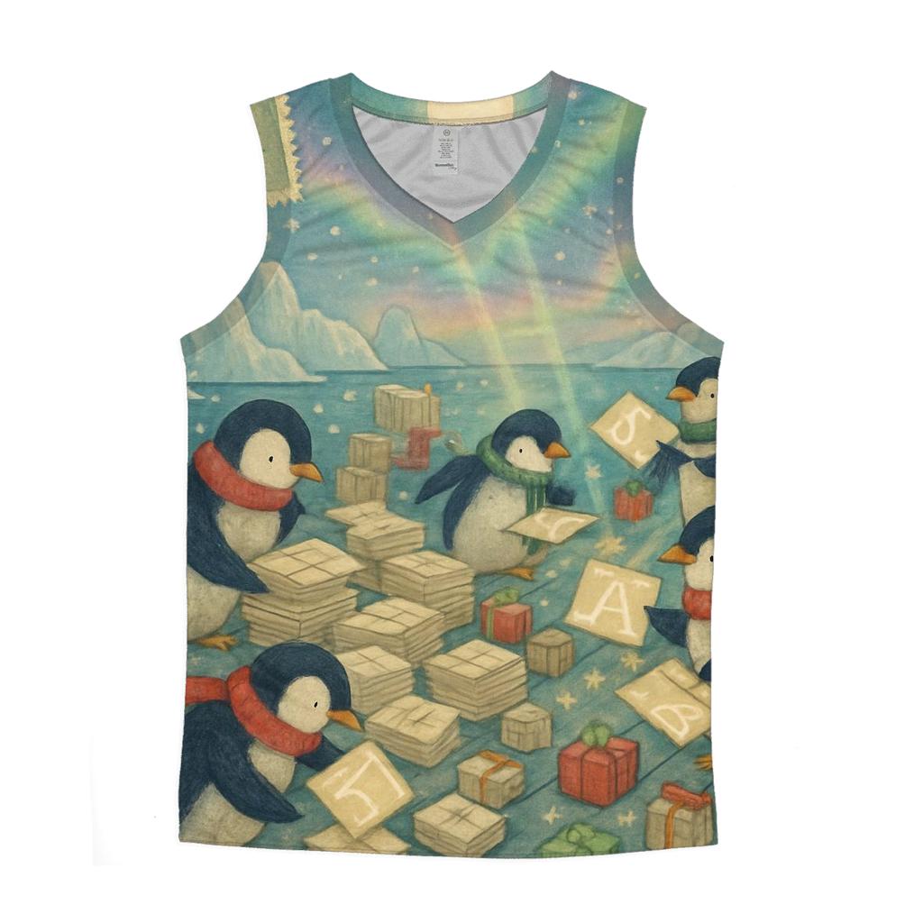Penguin Post Office Rush sports performance tank tops