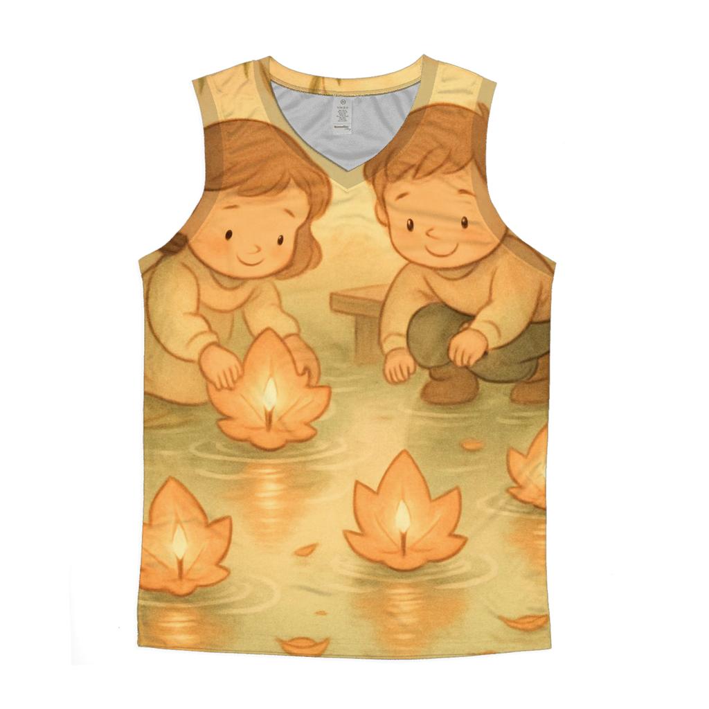 Little Lanterns Of Thanks casual summer tank tops