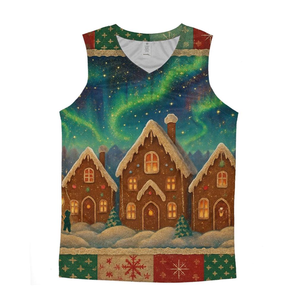 Cookie Cottage Skyline personalized athletic tanks