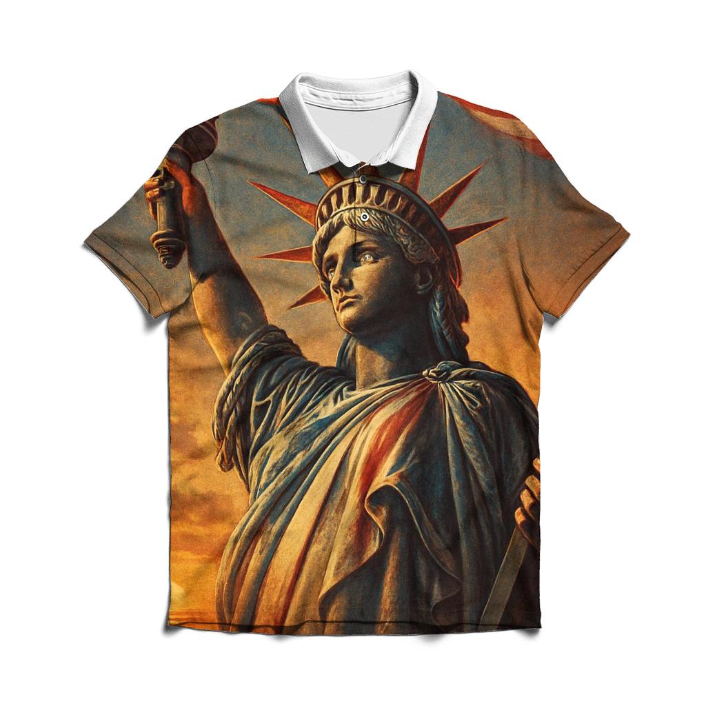 Liberty Radiance branded logo polo shirts