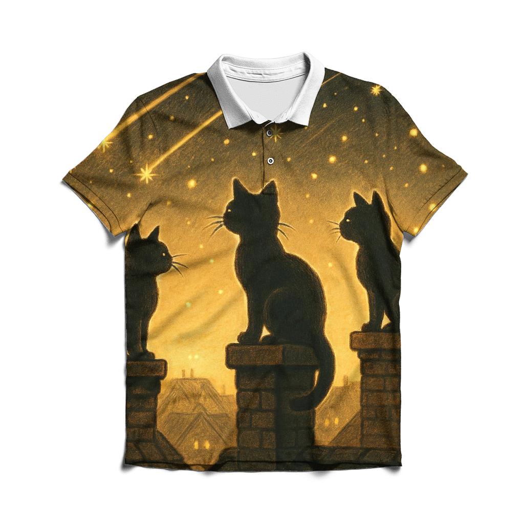 Stargazer Alley Cats classic pique polos