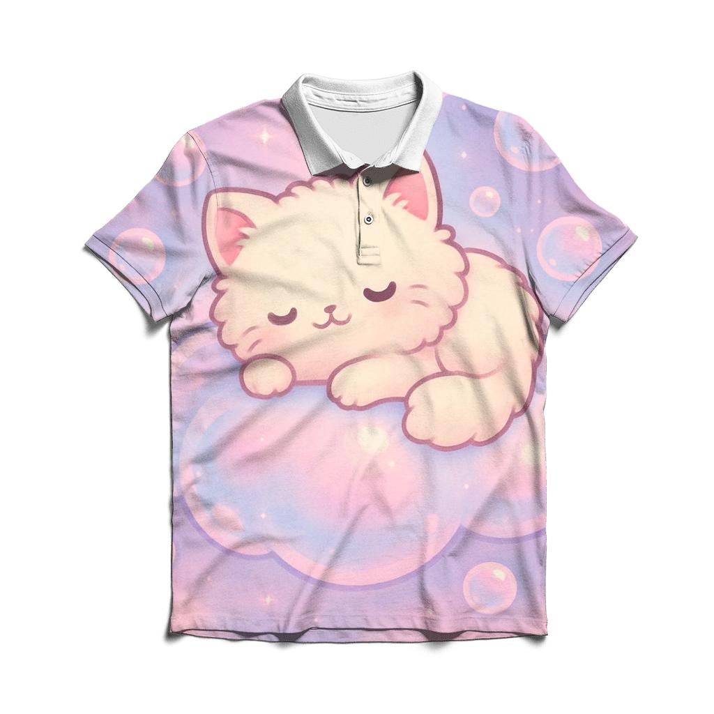 Bubble Cloud Nap branded logo polo shirts