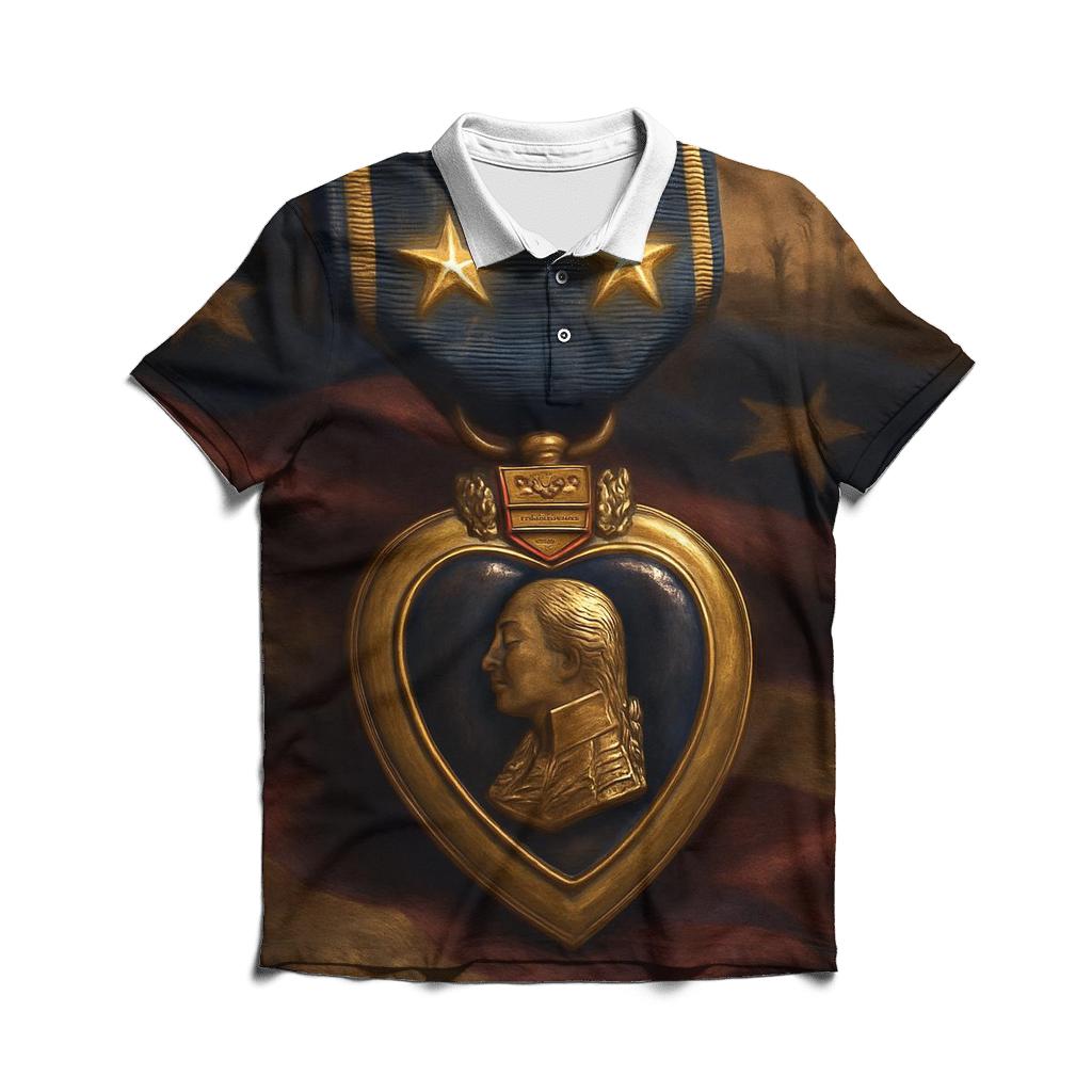 Medal Of Stars classic pique polos