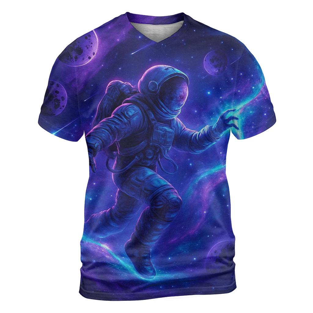 Nebula Voyager creative print fashion shirts