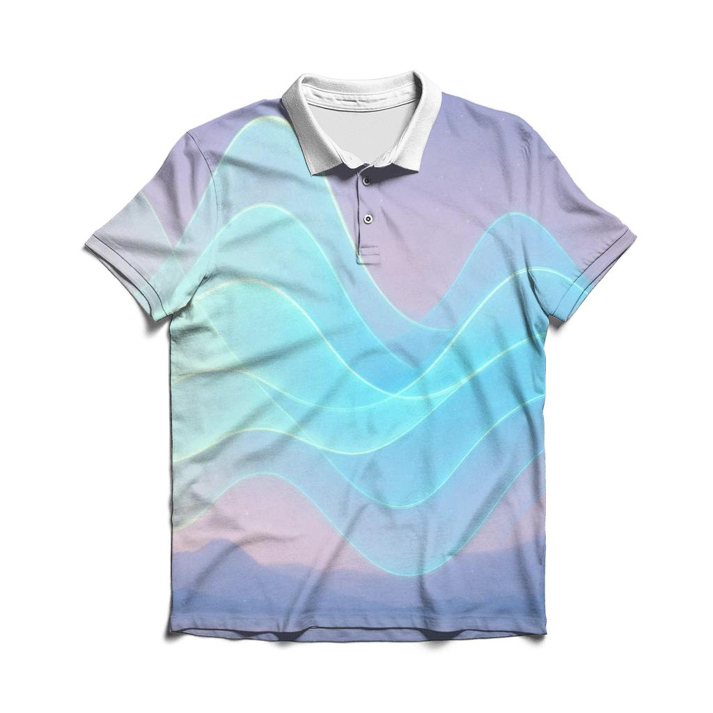 Mint Twilight Echoes designer slim fit polos