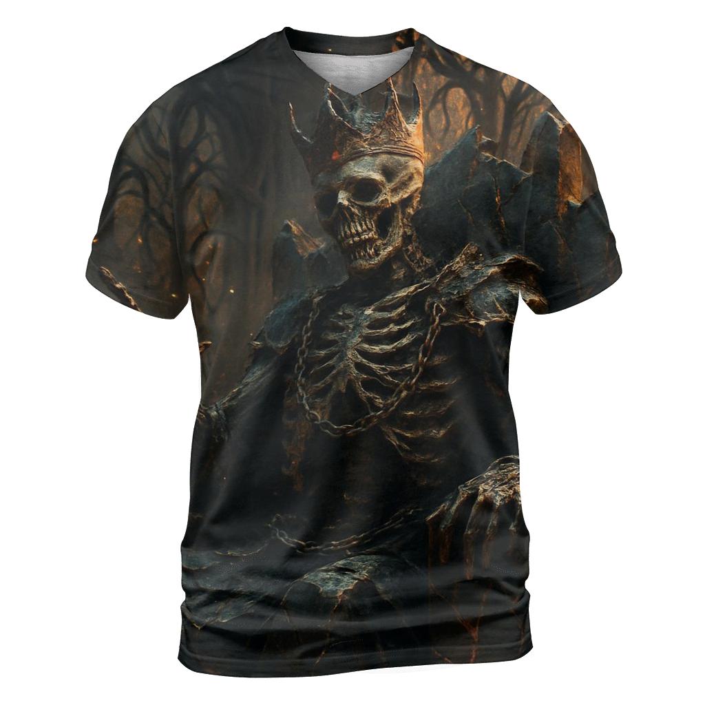 Throne Of Ashen Kings artistic all-over print tops