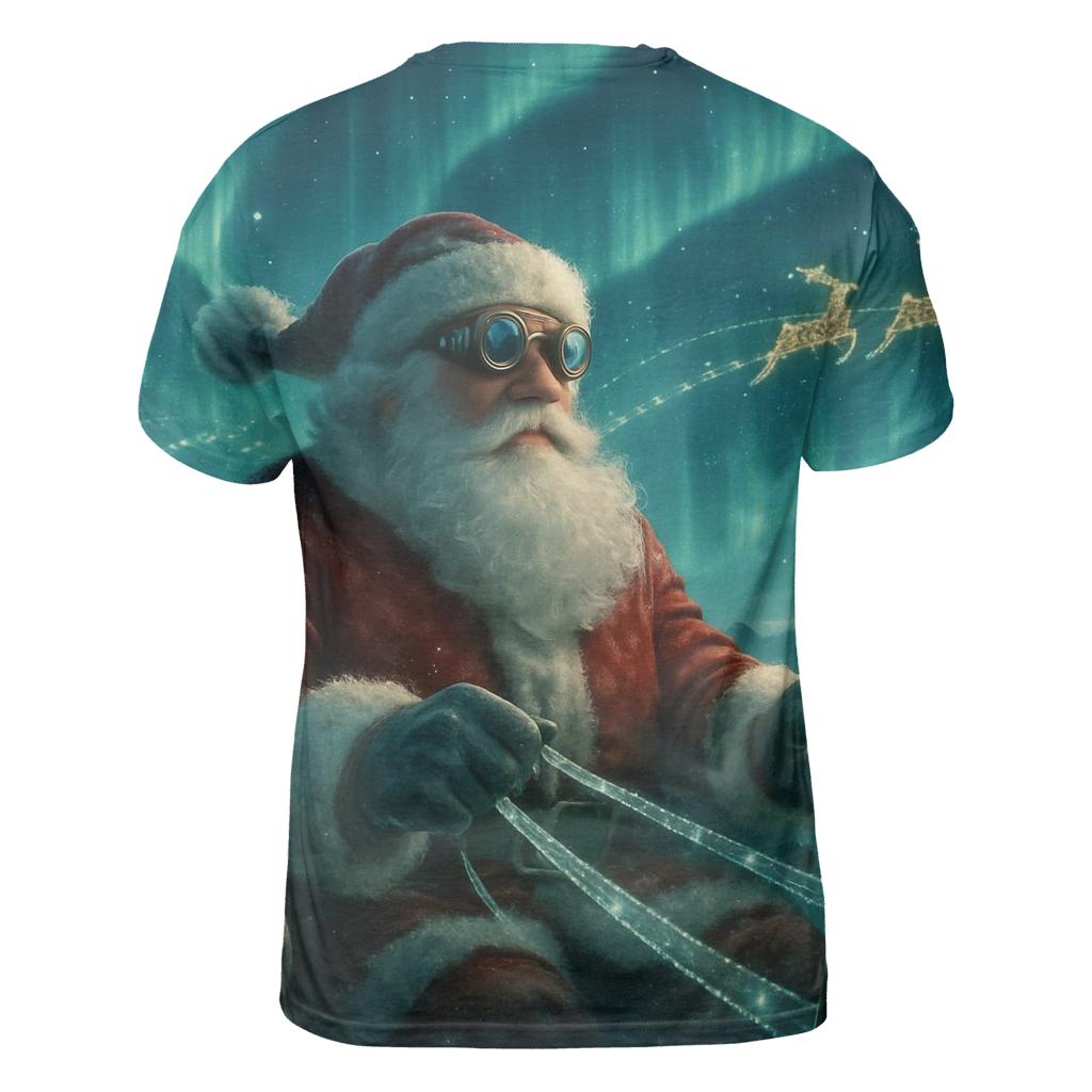 Aurora Sleigh Pilot Santa custom all-over print shirts