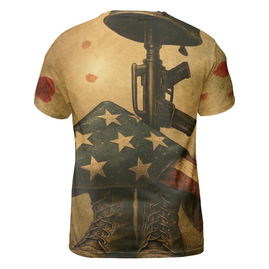 Fallen Comrades Emblem creative print fashion shirts