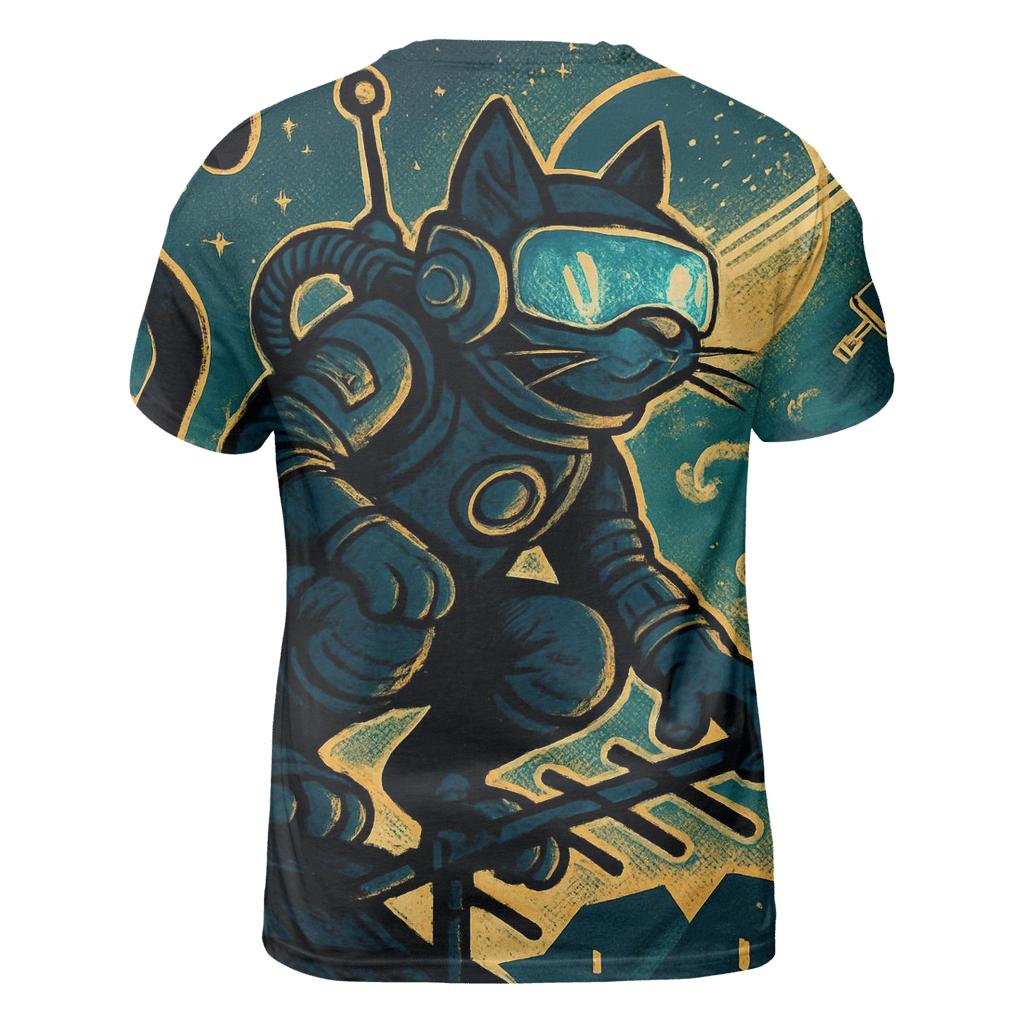 Astronaut Alley Cat Patrol unique graphic print tees