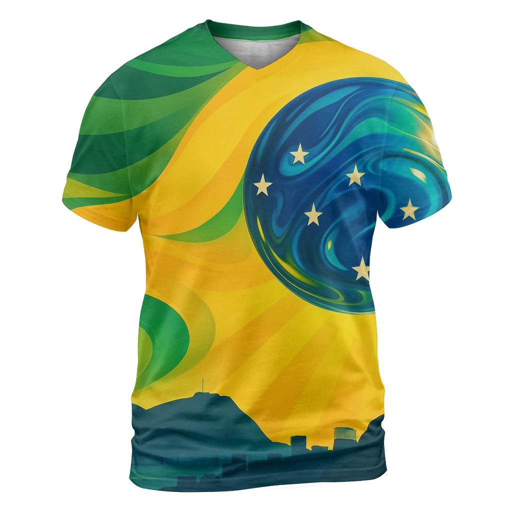 Brazil personalized full print shirts
