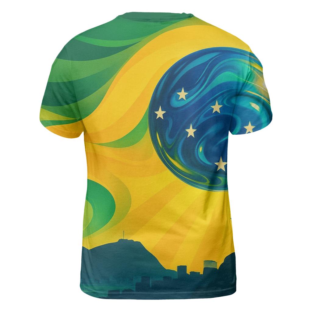Brazil personalized full print shirts