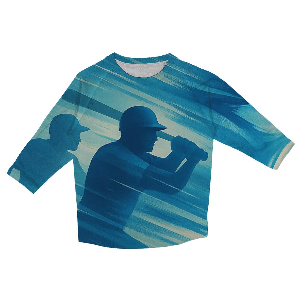 Sky Surge Blue-Jays Momentum casual three quarter sleeve shirts