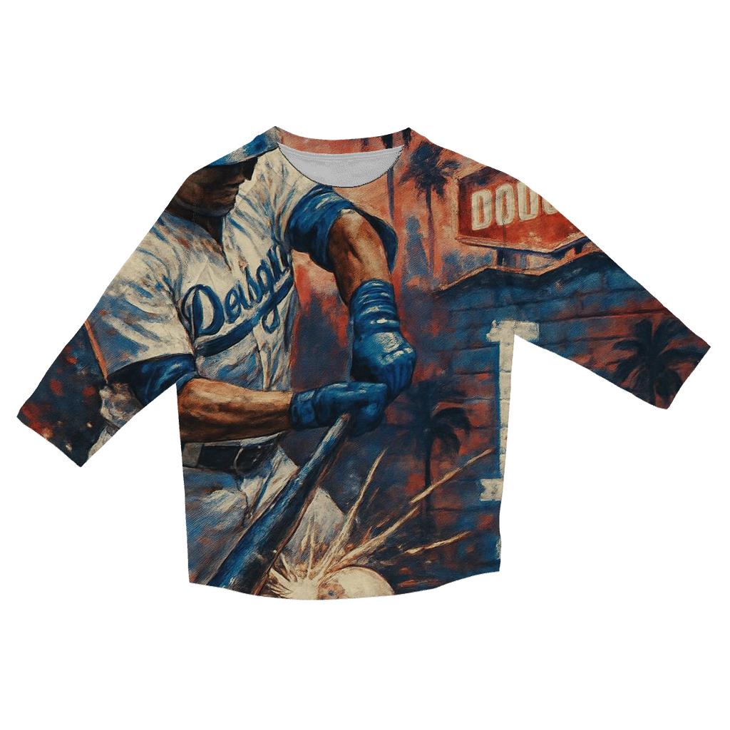 Bat Sparks Skyline Run custom 3/4 sleeve shirts