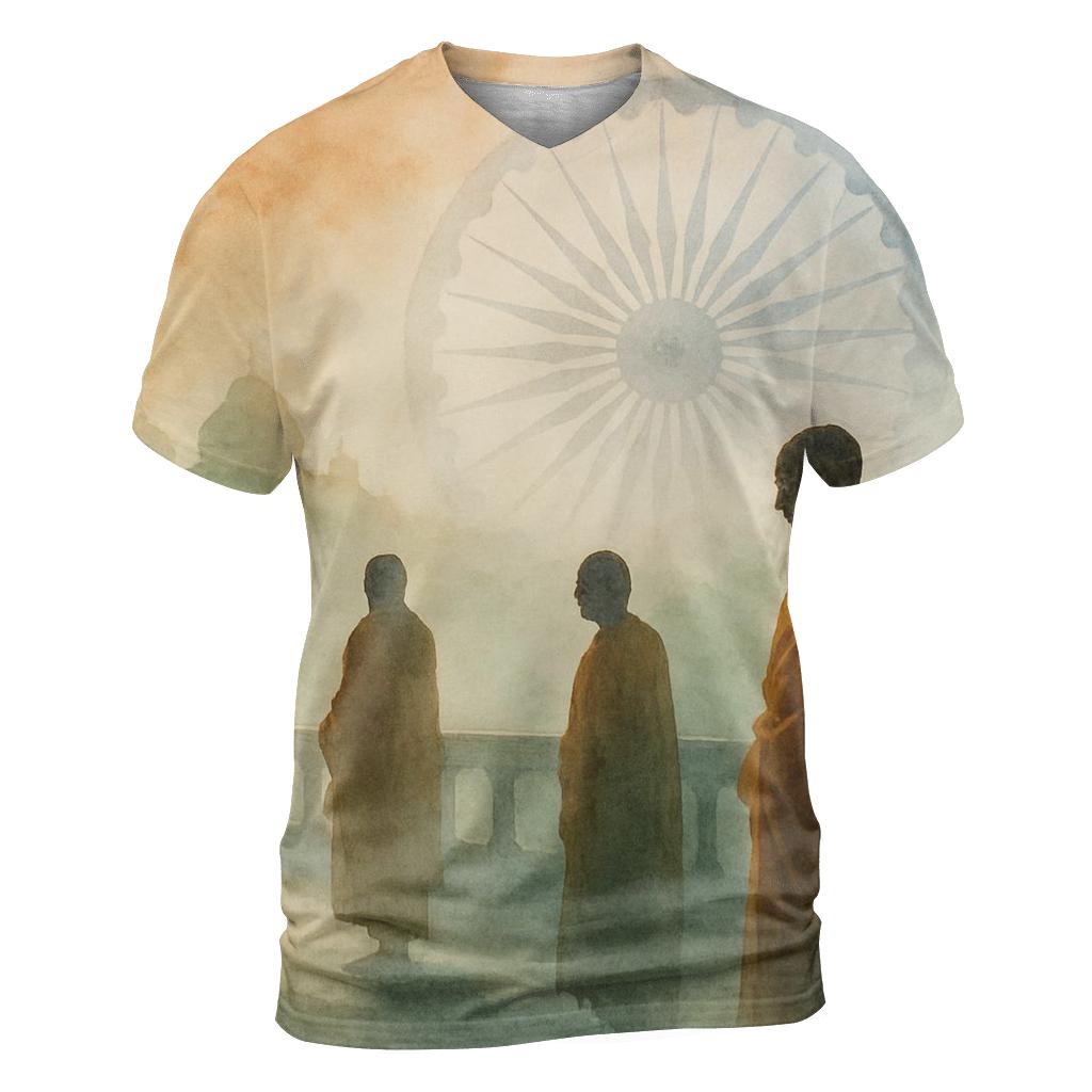 India statement graphic shirts