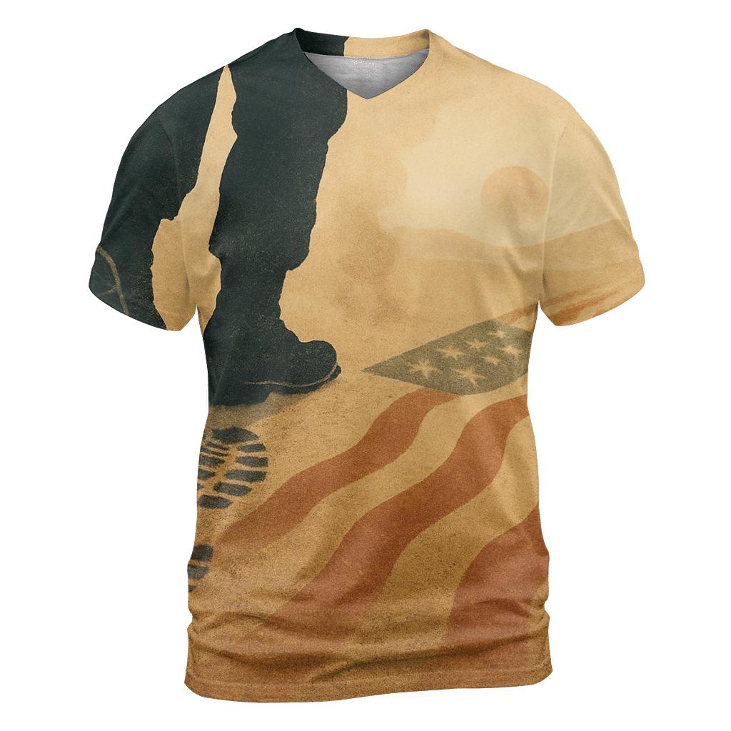 Bootprints To Freedom designer pattern shirts