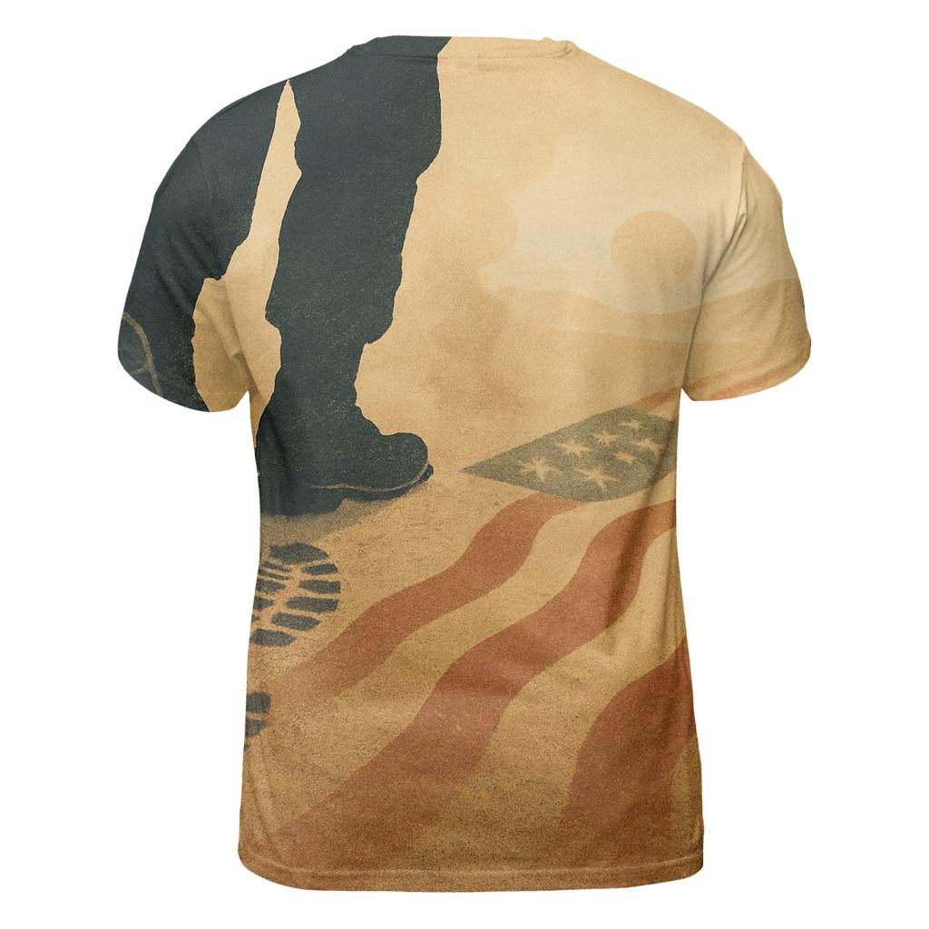 Bootprints To Freedom designer pattern shirts