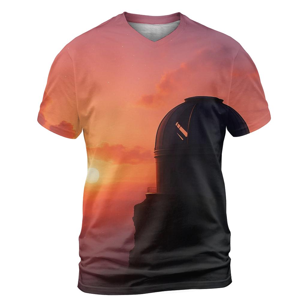 Silent Observatory Dusk designer pattern shirts