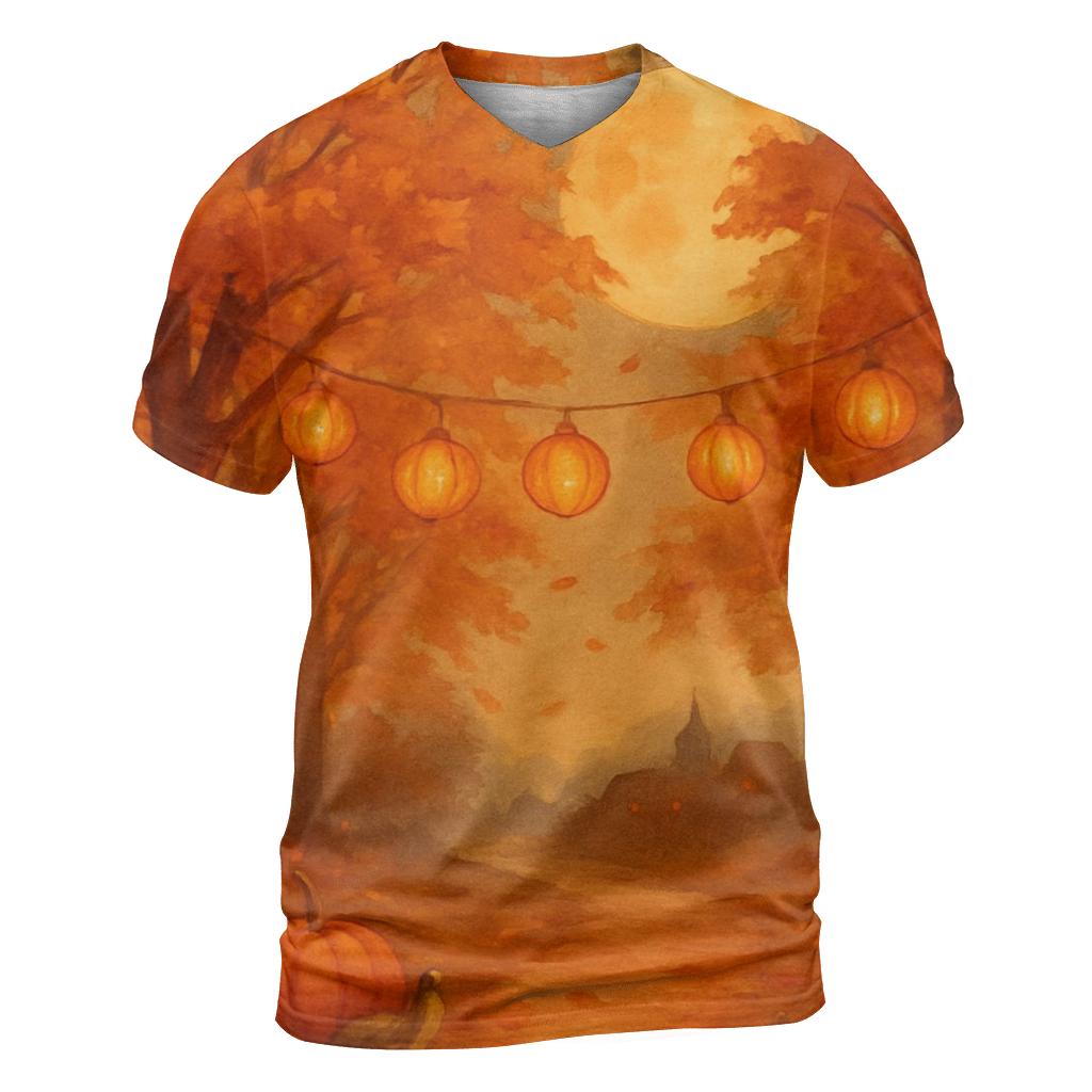 Maple Lantern Lane unique graphic print tees