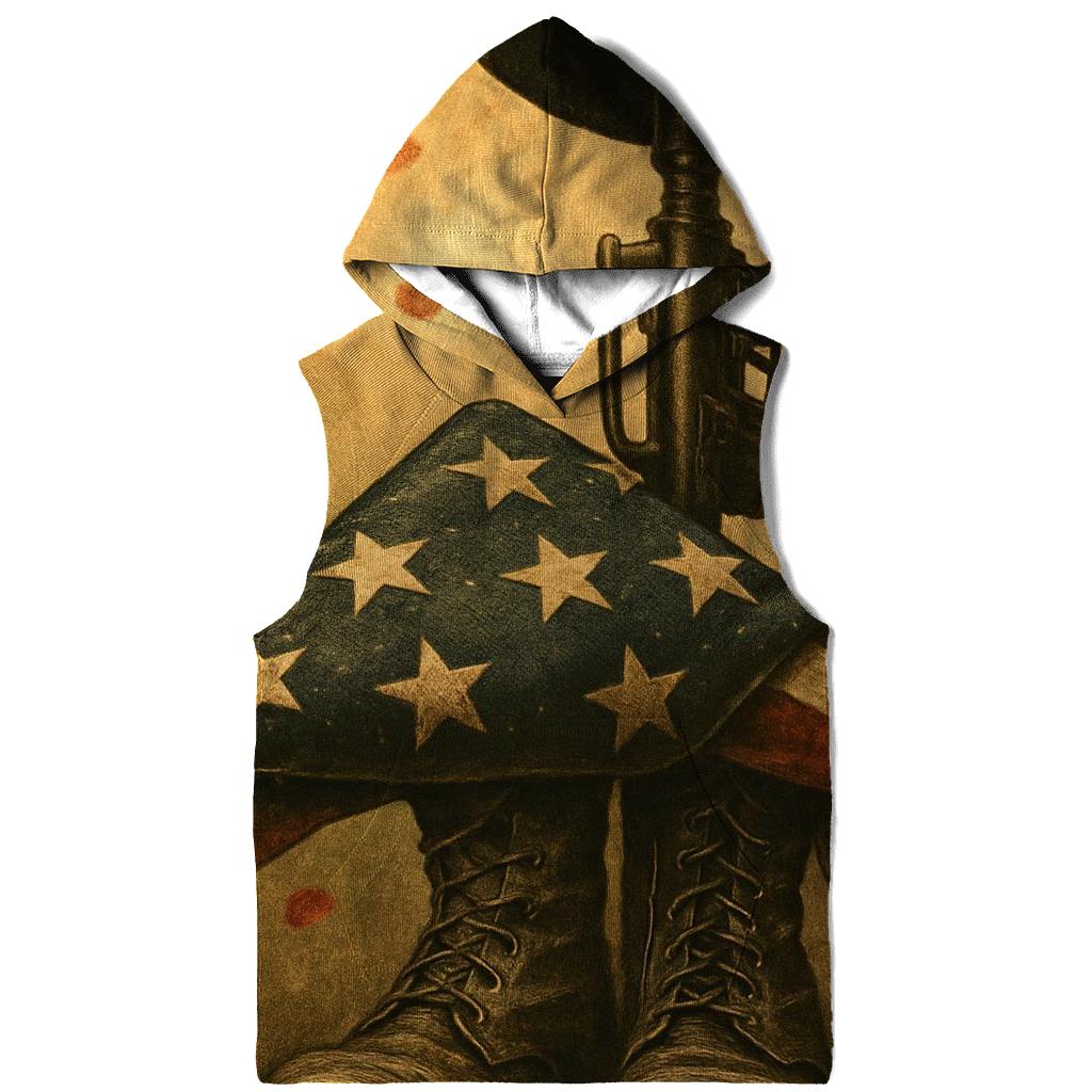 Fallen Comrades Emblem embroidered hoodies