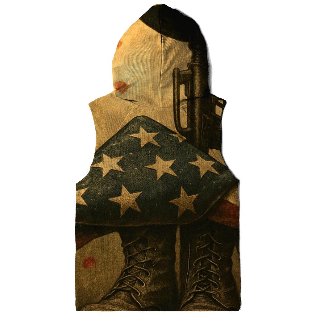 Fallen Comrades Emblem embroidered hoodies