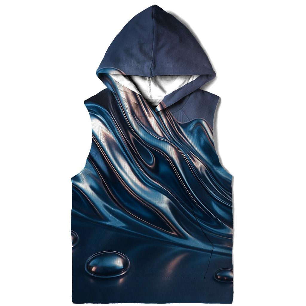 Liquid Chrome Ridge designer hoodies