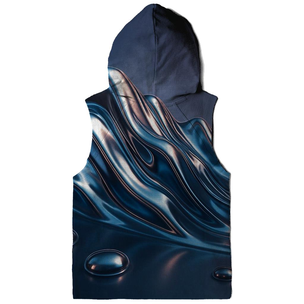 Liquid Chrome Ridge designer hoodies