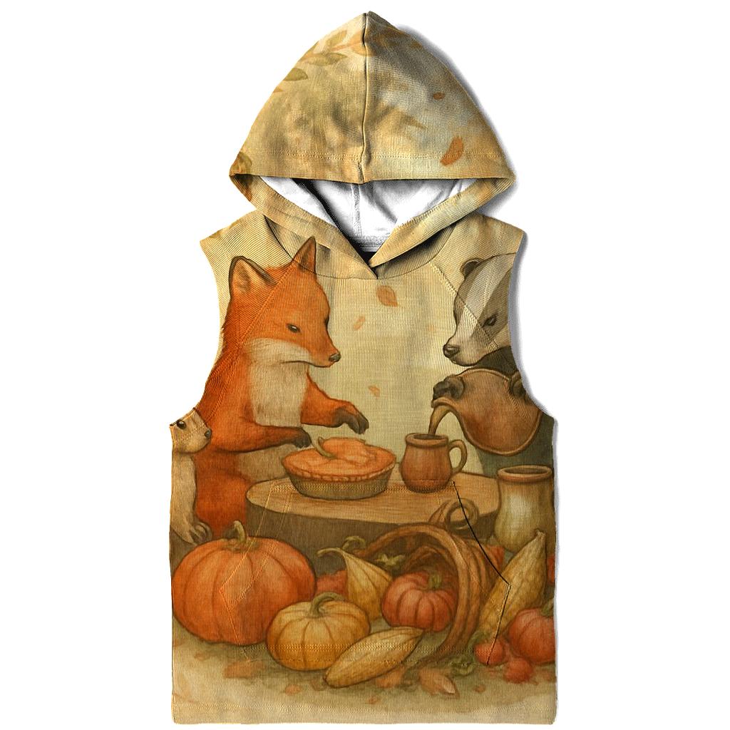 Woodland Feast Circle hoodie designs