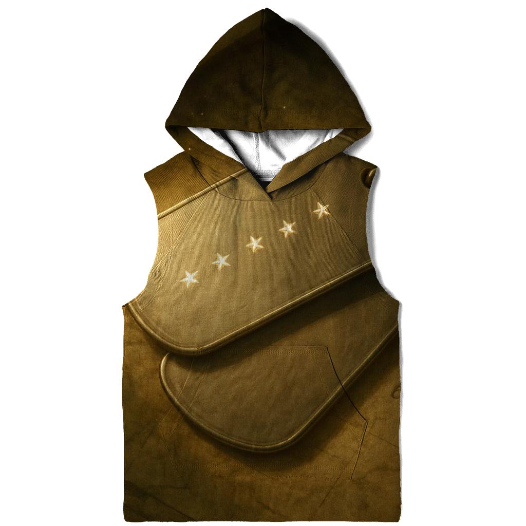 Dog Tag Memory Light embroidered hoodies