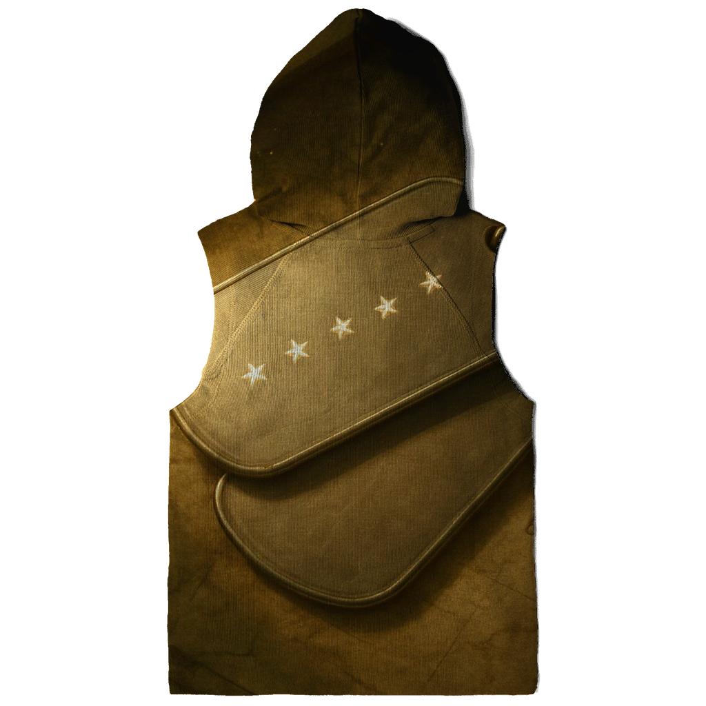 Dog Tag Memory Light embroidered hoodies