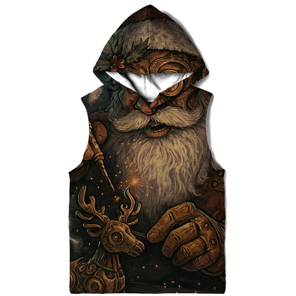 Clockwork Toymaker Santa zip-up hoodies