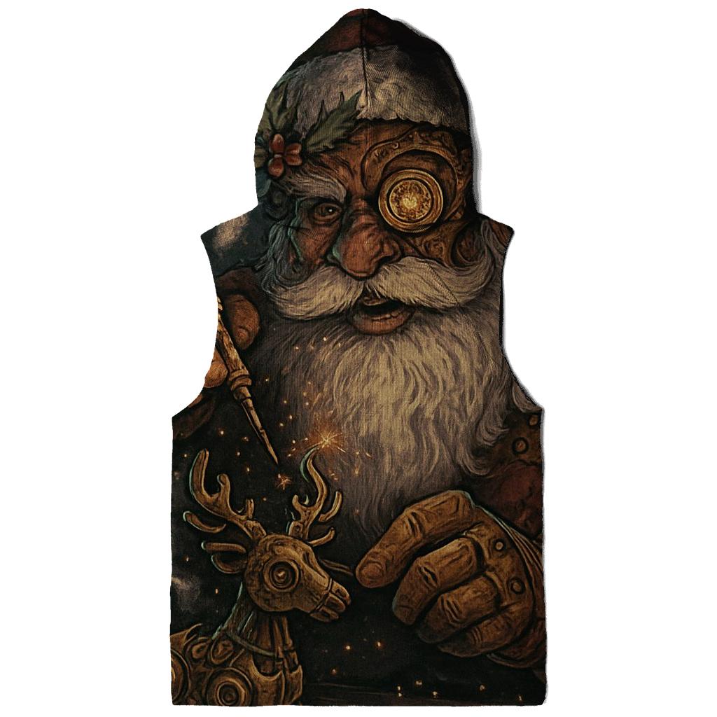 Clockwork Toymaker Santa zip-up hoodies