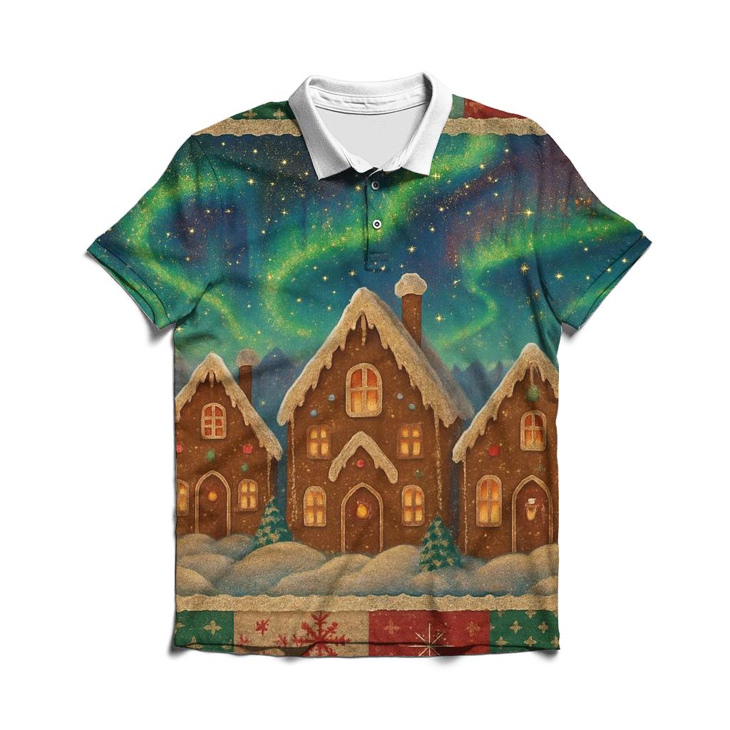 Cookie Cottage Skyline classic pique polos