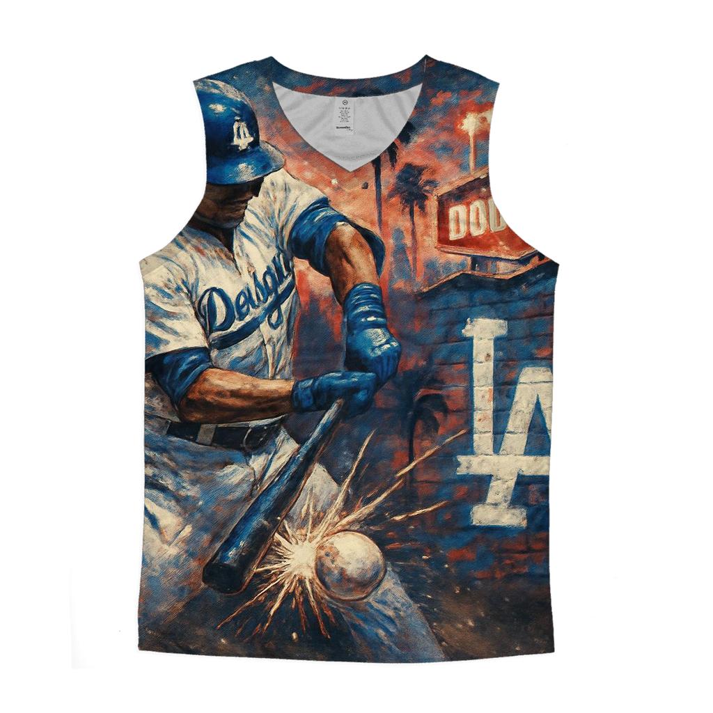 Bat Sparks Skyline Run stylish racerback tanks