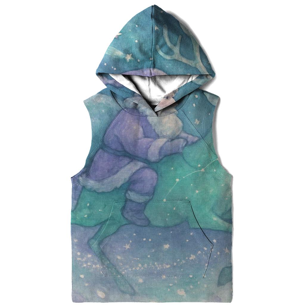 Starlight Reindeer Rider Santa hoodie trends