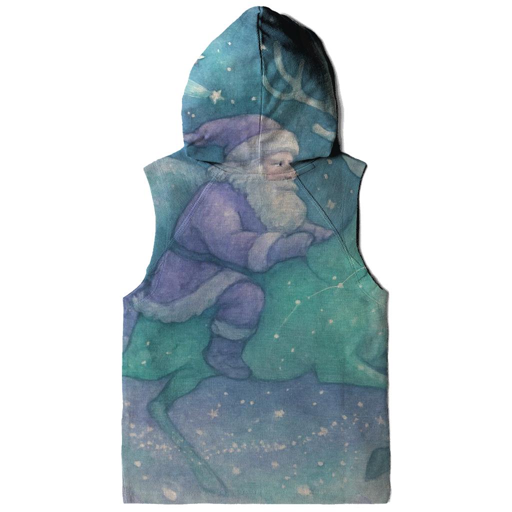 Starlight Reindeer Rider Santa hoodie trends