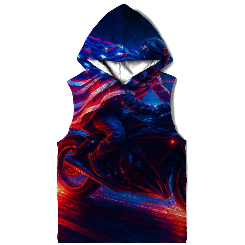 Neon Liberty Rider hoodie trends