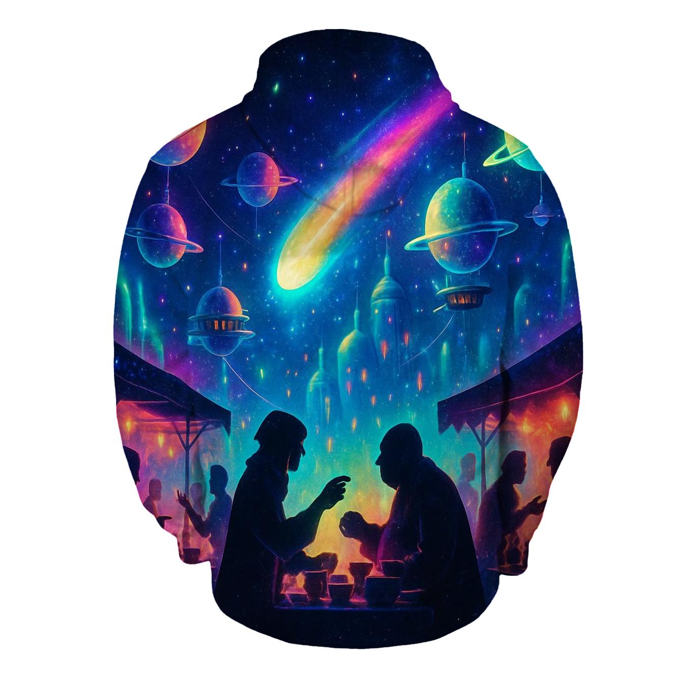 Starlight Market printed hoodies